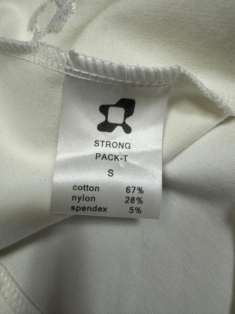 STRONG PACK TEE SHORT (WHITE) XS ours STRONG PACK TEE SHORT (WHITE