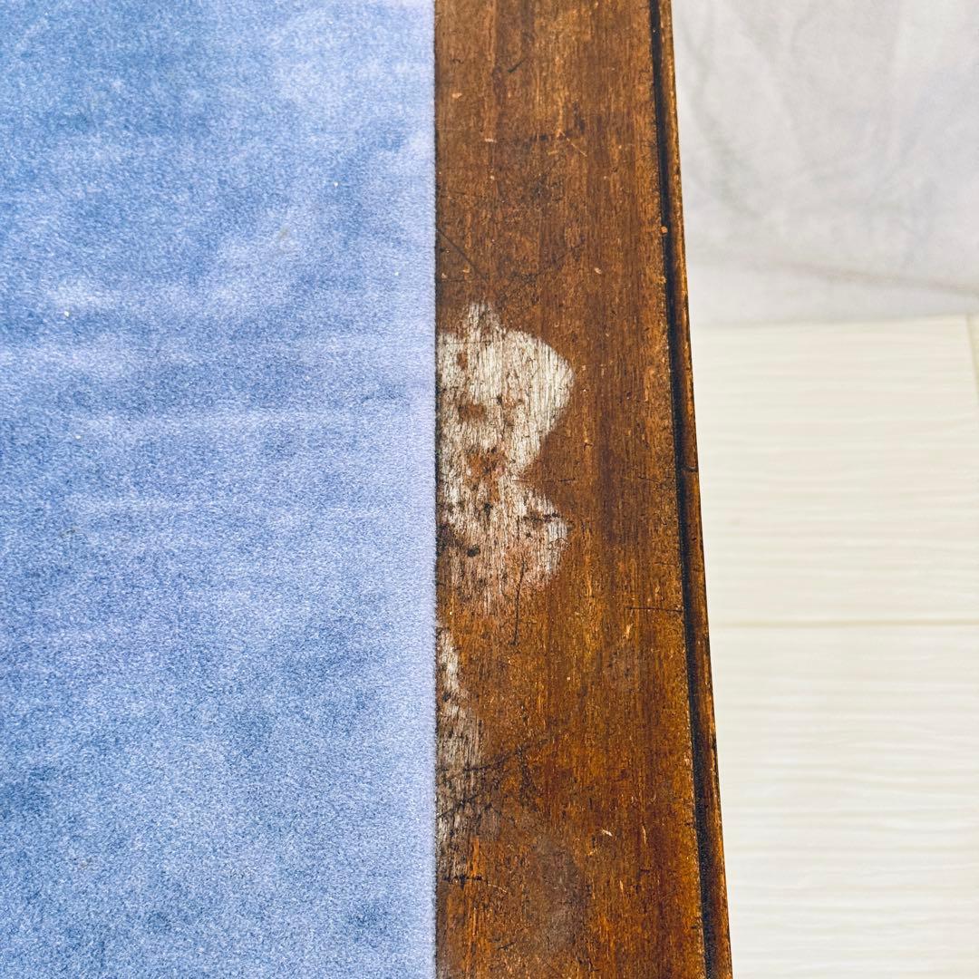 アンティーク 裁縫デスク 引き出し付き フェルト天板 大正レトロ 昭和