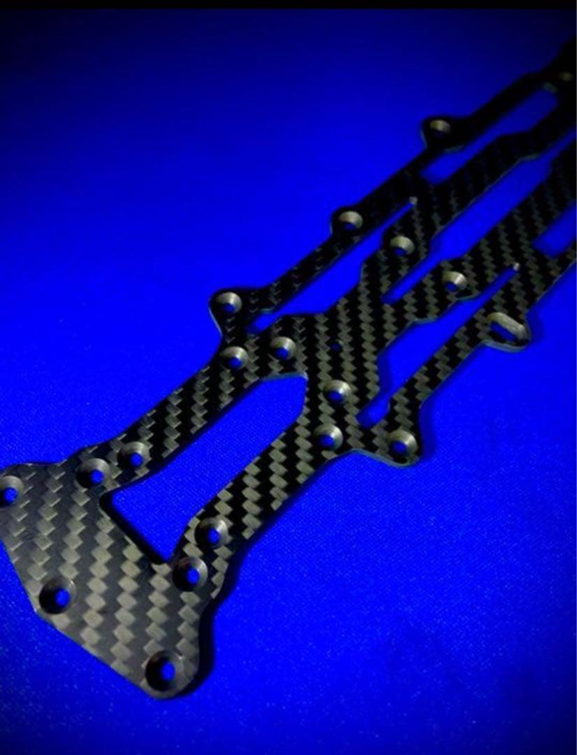 ヨコモ YD-2R用　ナローメインシャーシ　特注綾織　RC 蕨山Carbon