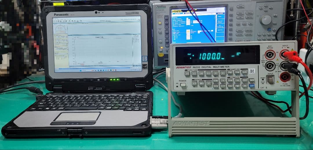 ADVANTEST R6552 デジタルマルチメーター 測定良好 外観瑕疵