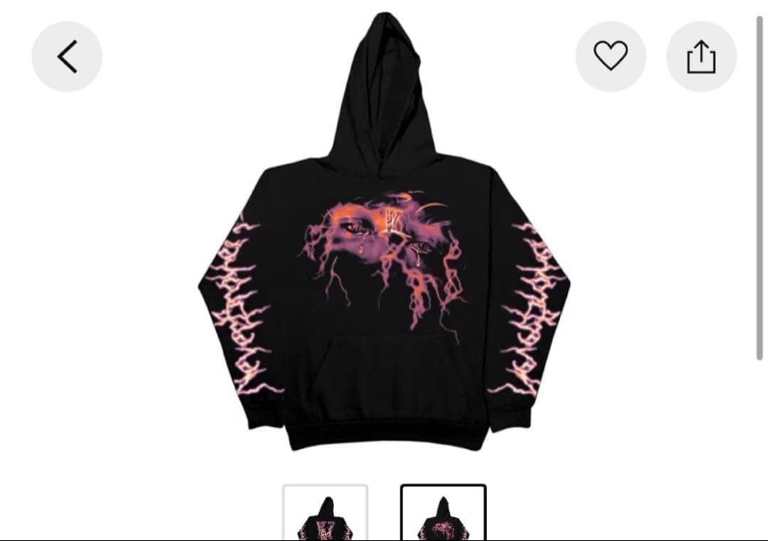 確実正規品　新品　sサイズ　vlone never broke again