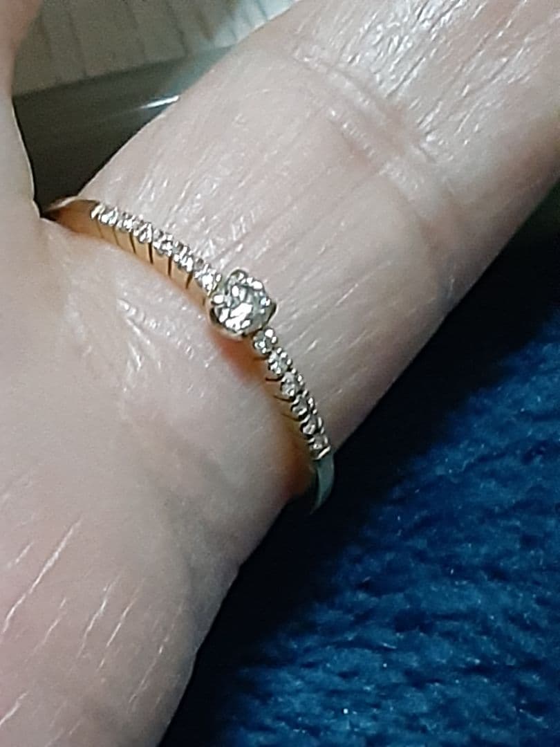 k18　 ダイヤモンドリング