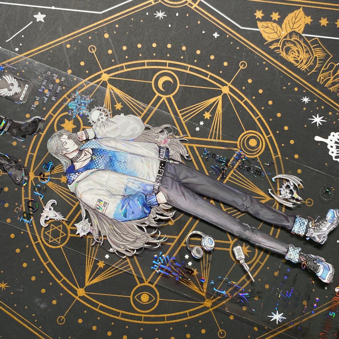 9237】海外 マステ 中古巻 貝殻光マスキングテープ 人物系 男子 残量