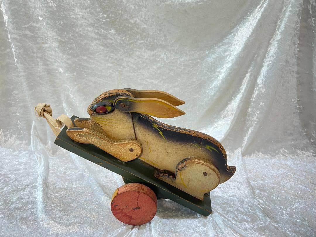 戦前 古玩 山形県米沢市 郷土玩具 お鷹ぽっぽ 赤タカ⑤ ×2本 農民美術