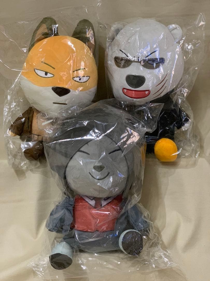 オッドタクシー BIGぬいぐるみ 全3種セット - メルカリ