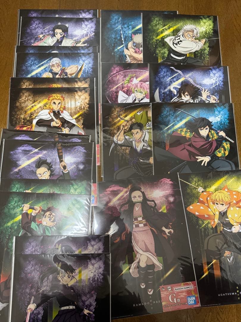 一番くじ　鬼滅の刃〜雷の兄弟〜 ほぼフルロット、下位賞セミコンプ59点セット