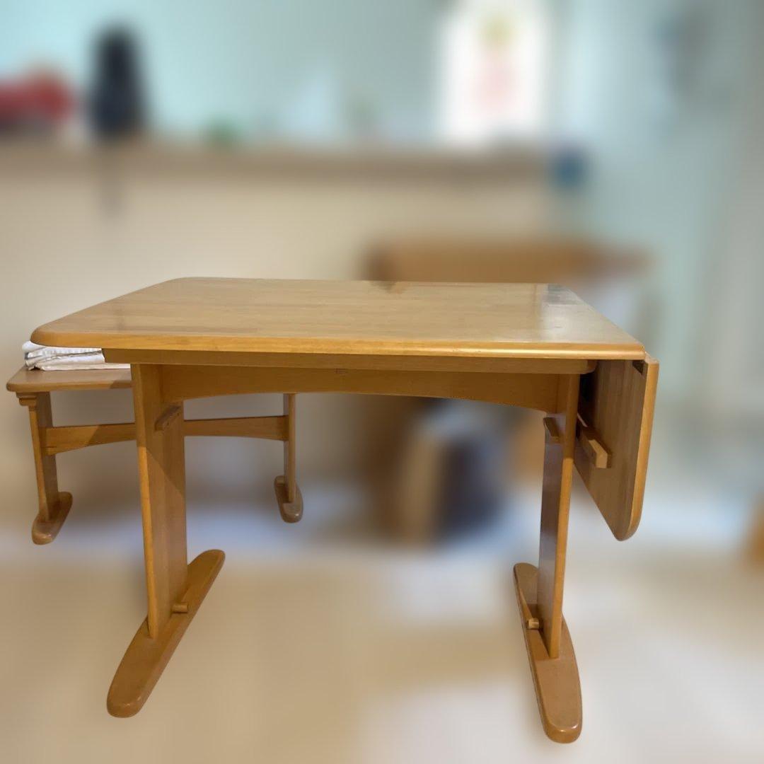 木製拡張ダイニングテーブル