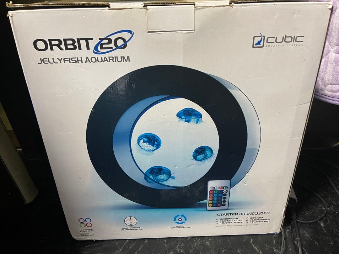 にこちゃんさんさ専用キュービック クラゲ水槽 オービット20
