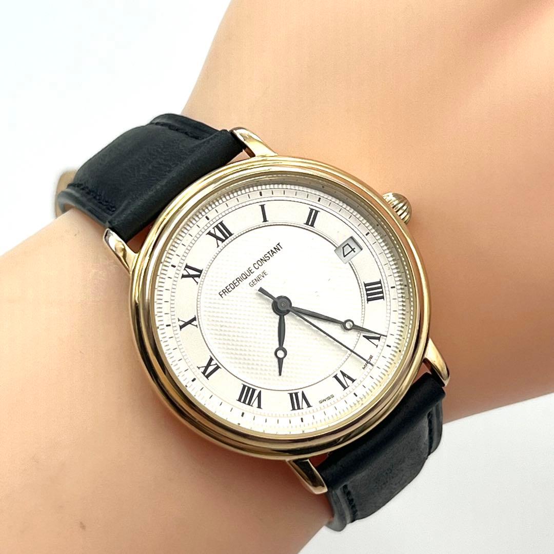 美品✨　新品ベルト　フレデリックコンスタント　ジュネーブ　スケルトン　付属品有り