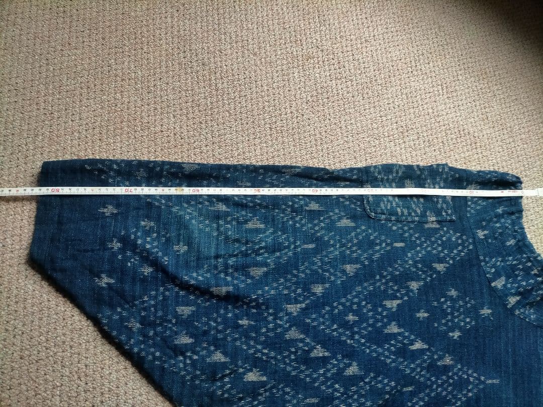 うさとの服 usaatoモモンガパンツ 藍染