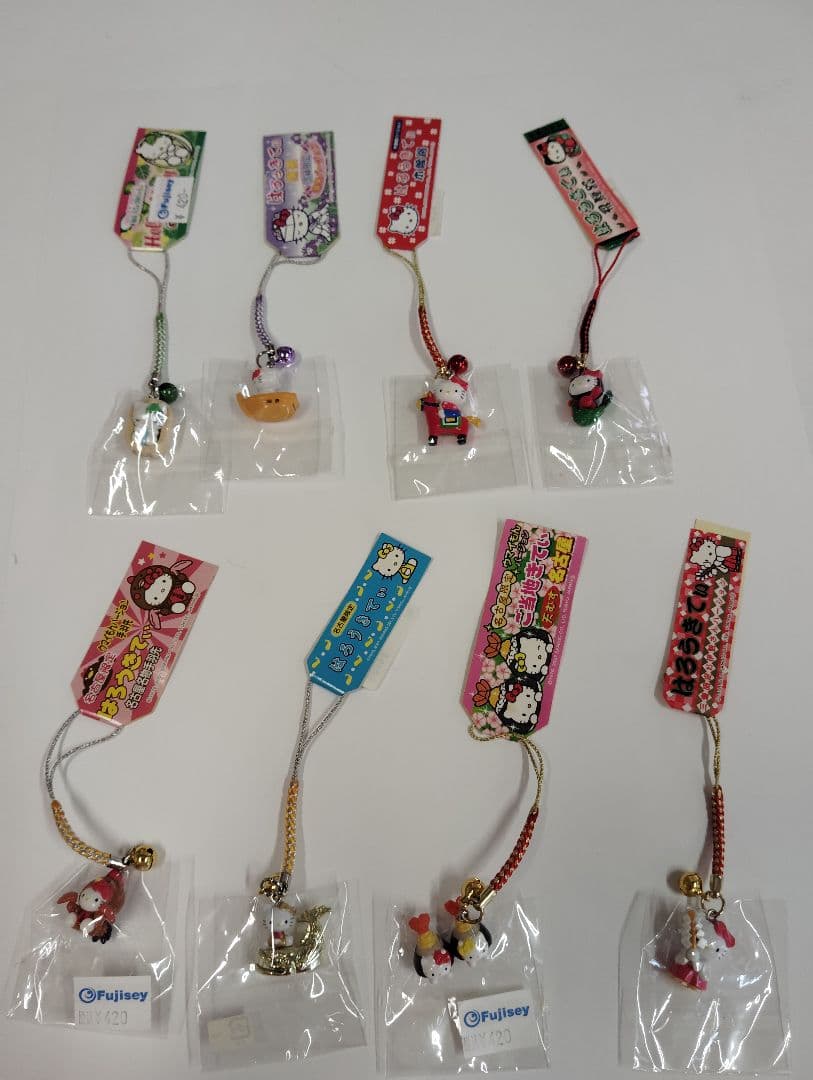 ハローキティ キティ ご当地 根付け ストラップ セット 110個 まとめ売り
