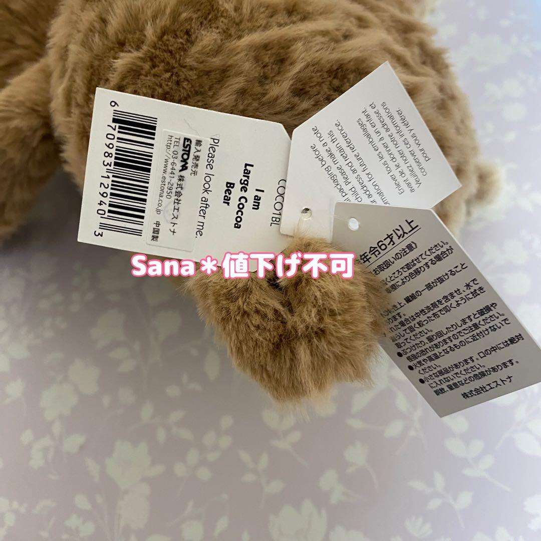 新品　廃盤　 Large Cocoa Bear テディベア