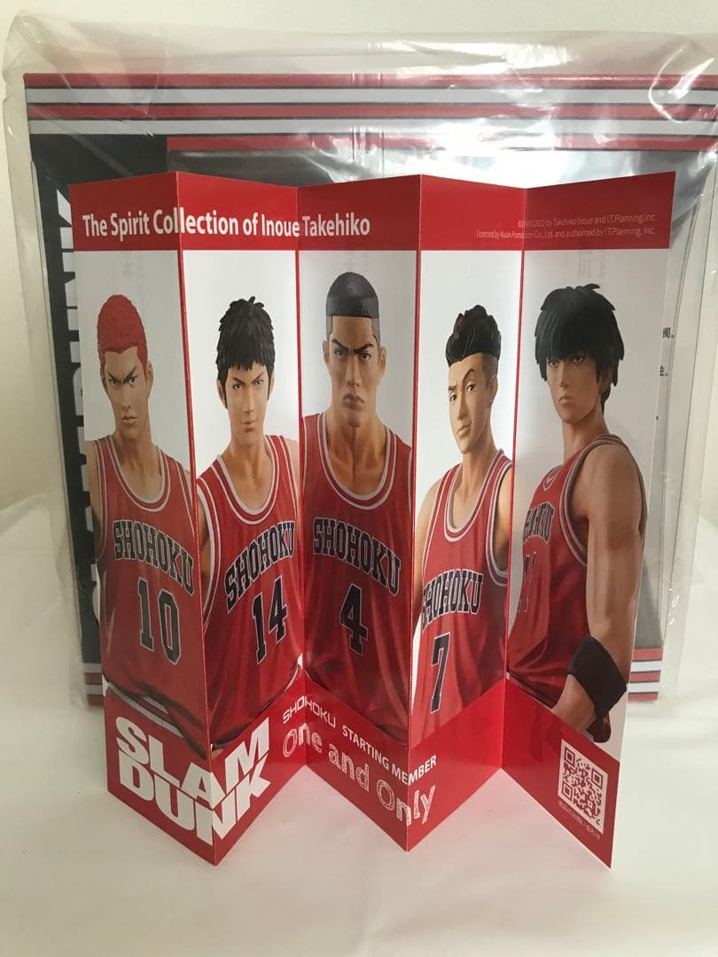 【新品】スラムダンクOne and Only湘北フィギュア５体セット【限定版赤】