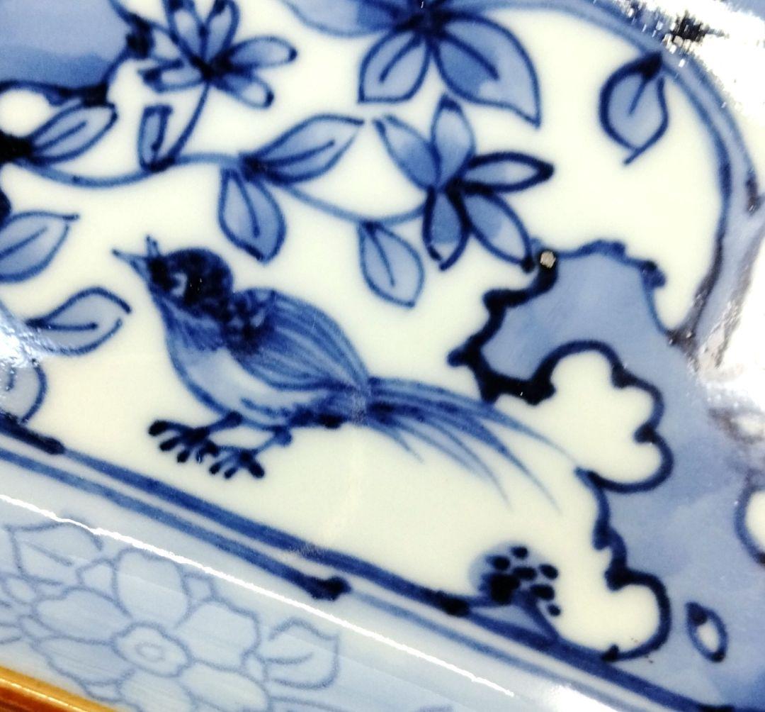 ☆ 加藤利昌 清水焼 染付角皿