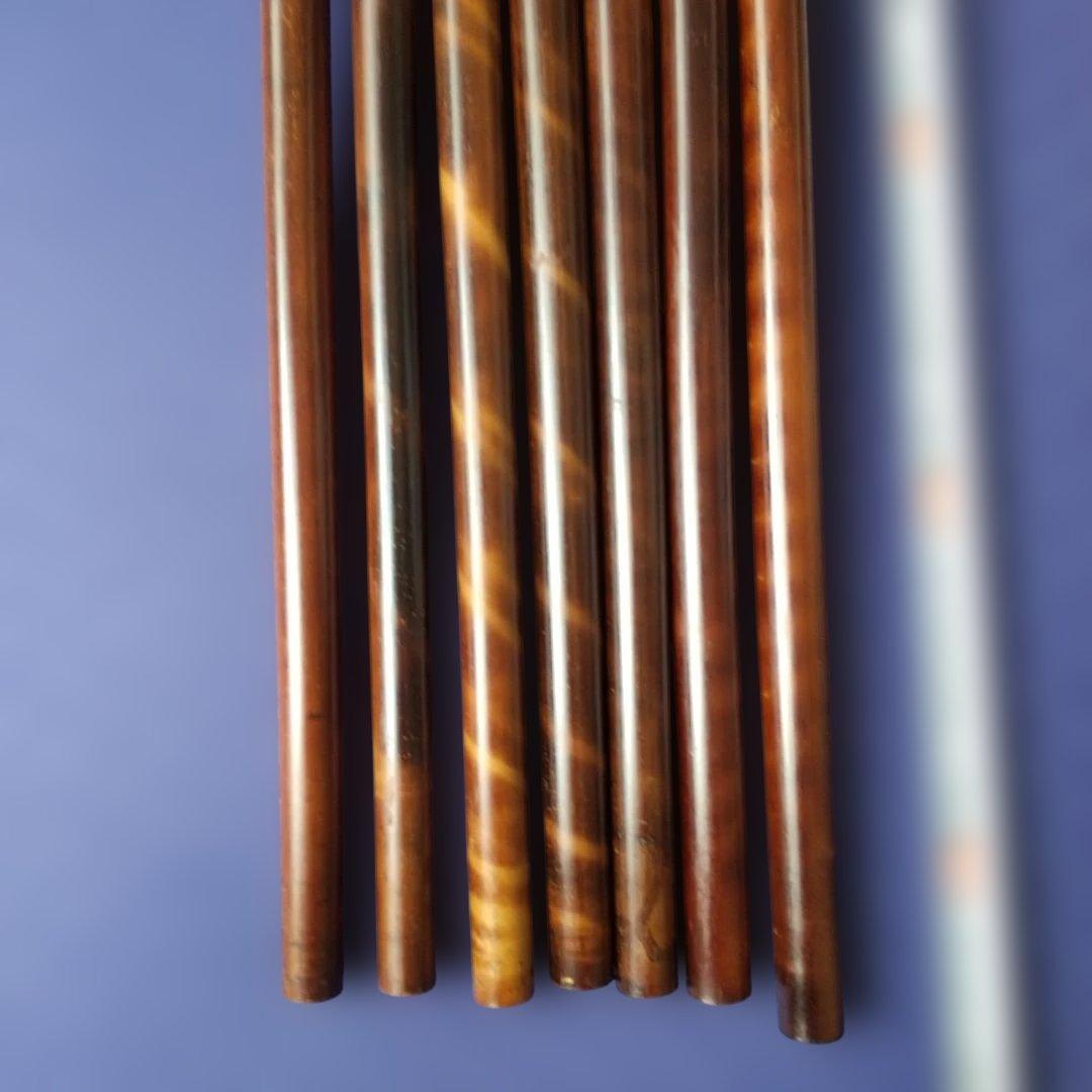 燻竹 篠竹 女竹 篠笛 ７本セット