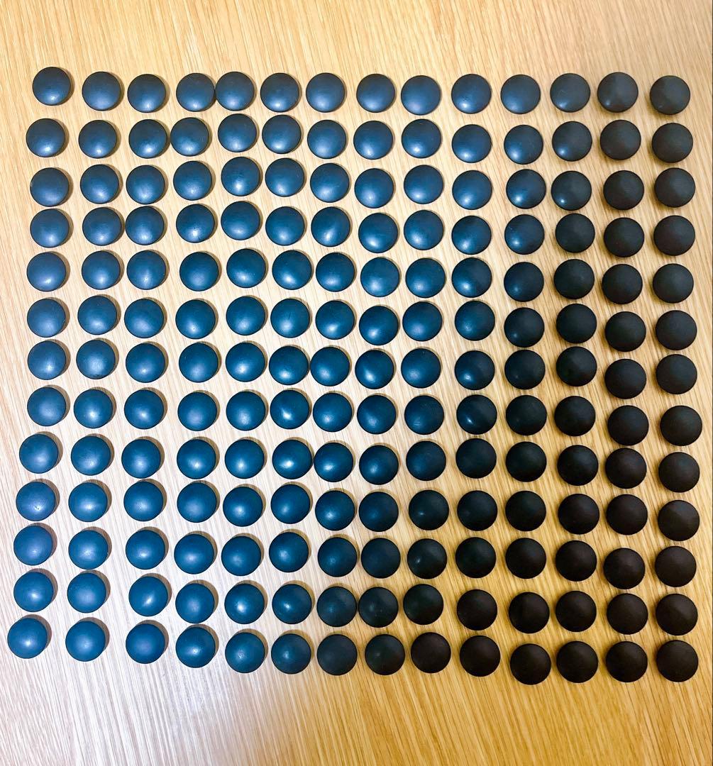 美品 碁石 蛤 36号 那智黒 高級 囲碁 白石 黒石 碁笥付き 桐箱