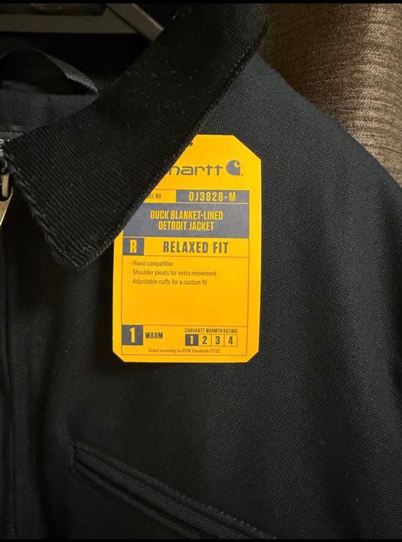 タグ付き　USA Carhartt デトロイトジャケット M ブラック 山田蓮