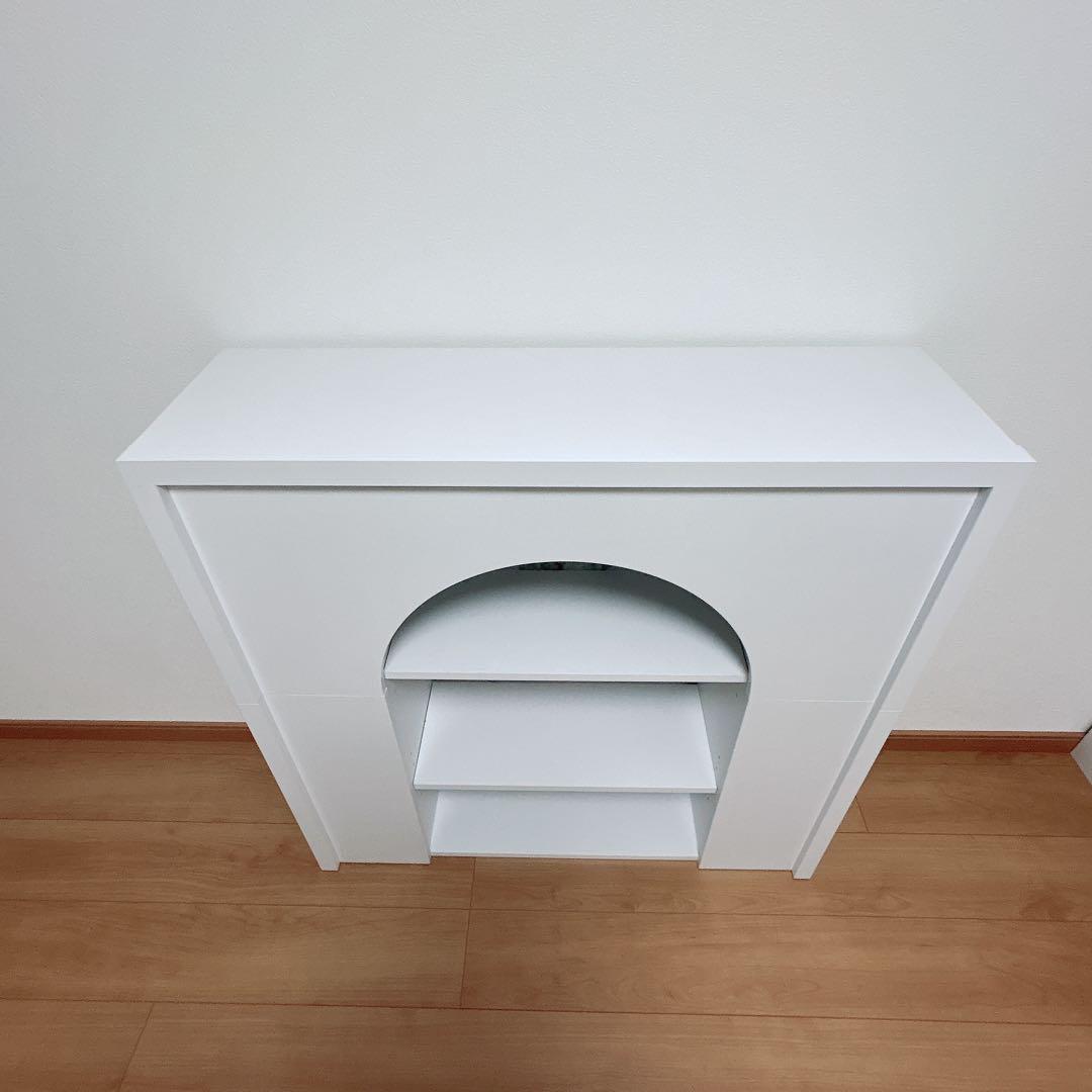 LOWYA マントルピース 大理石調 韓国インテリア[幅90]