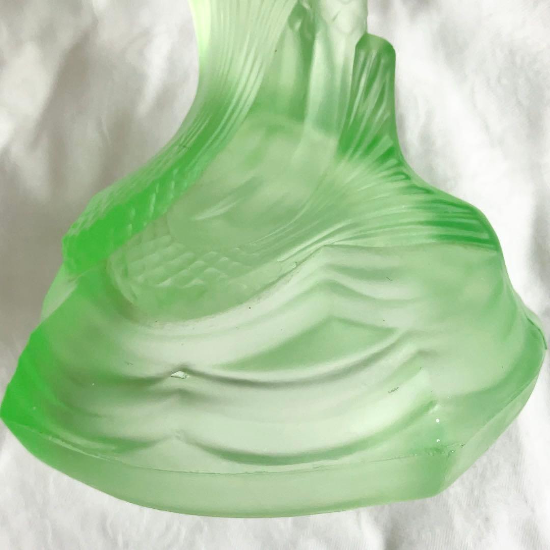 WALTHER GLAS マーメイドウランガラスキャンドルホルダーグリーン