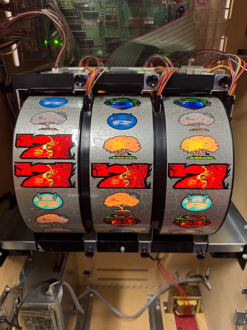 パチスロ 実機 獣王 王者の帰還 コイン不要機付