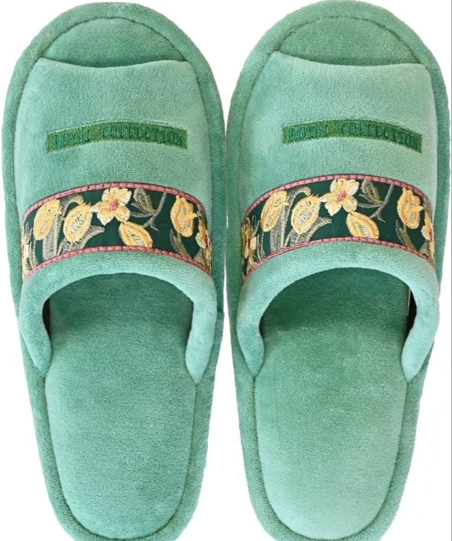 トイレマット 4点セット 日本製 オカ ロイヤルコレクション アーツ グリーン