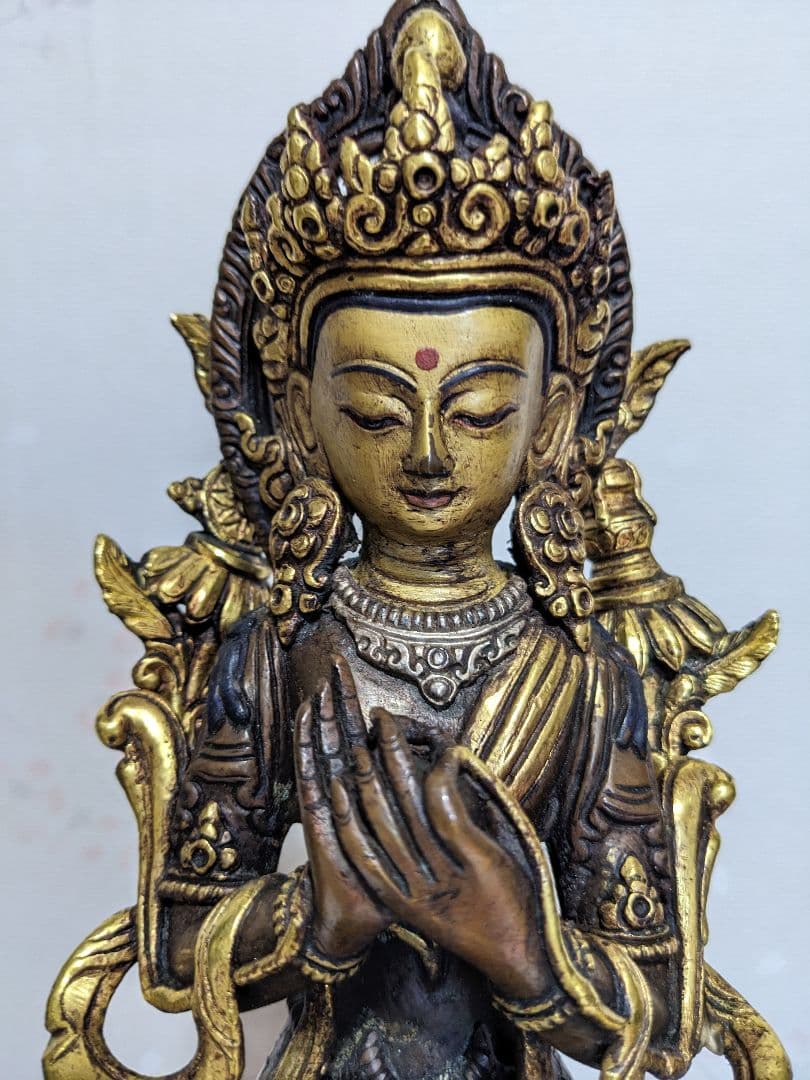 ♢中国 唐銅 仏像 古玩 仏教美術 仏具 古銅 釈迦如来坐像 古美術品