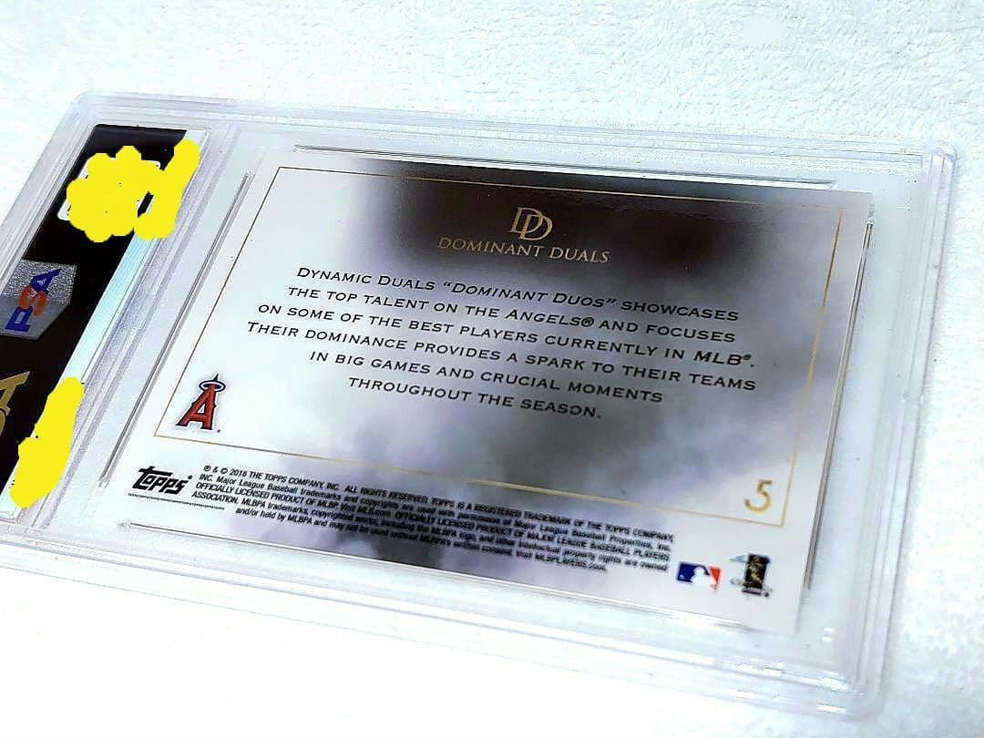 topps 大谷　トラウト 2018PSA ルーキーDOMINANT DUOS