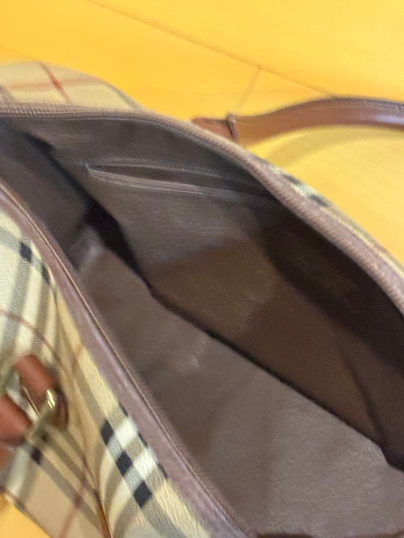 Burberry ノバチェックミニボストンバッグ