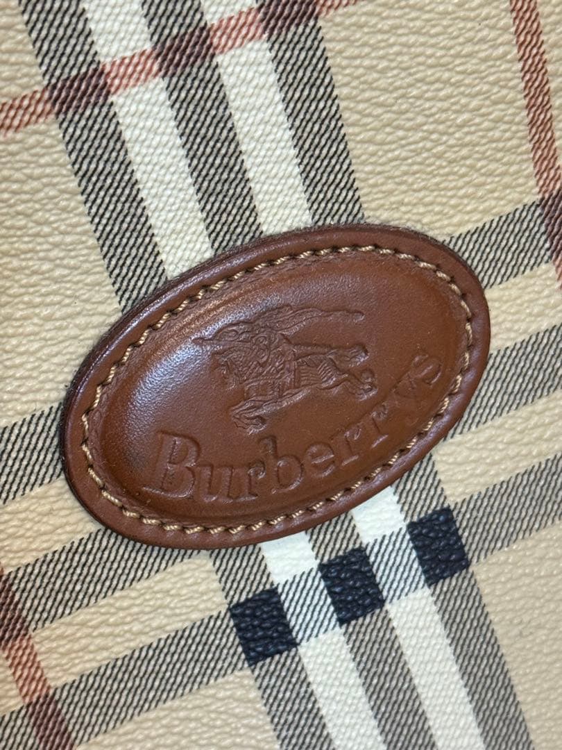 Burberry ノバチェックミニボストンバッグ