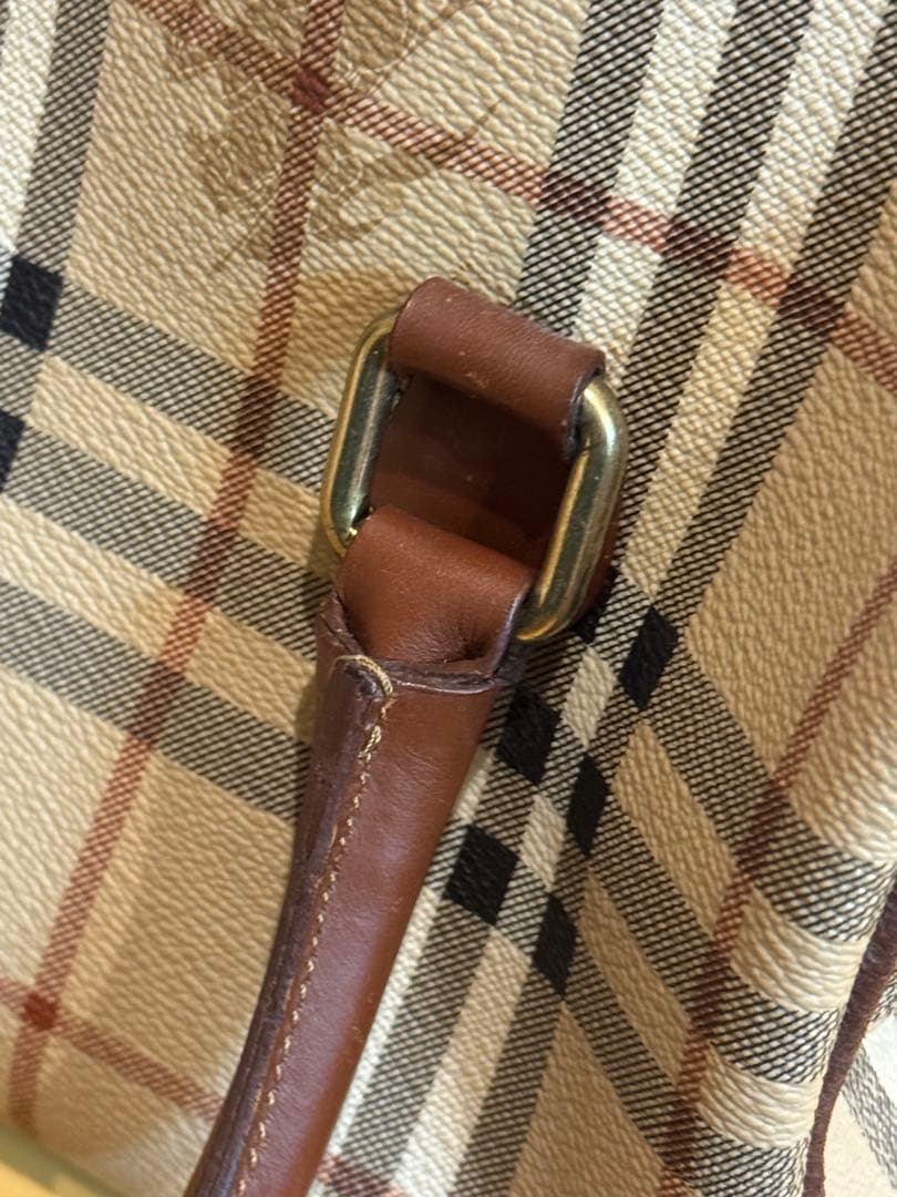 Burberry ノバチェックミニボストンバッグ