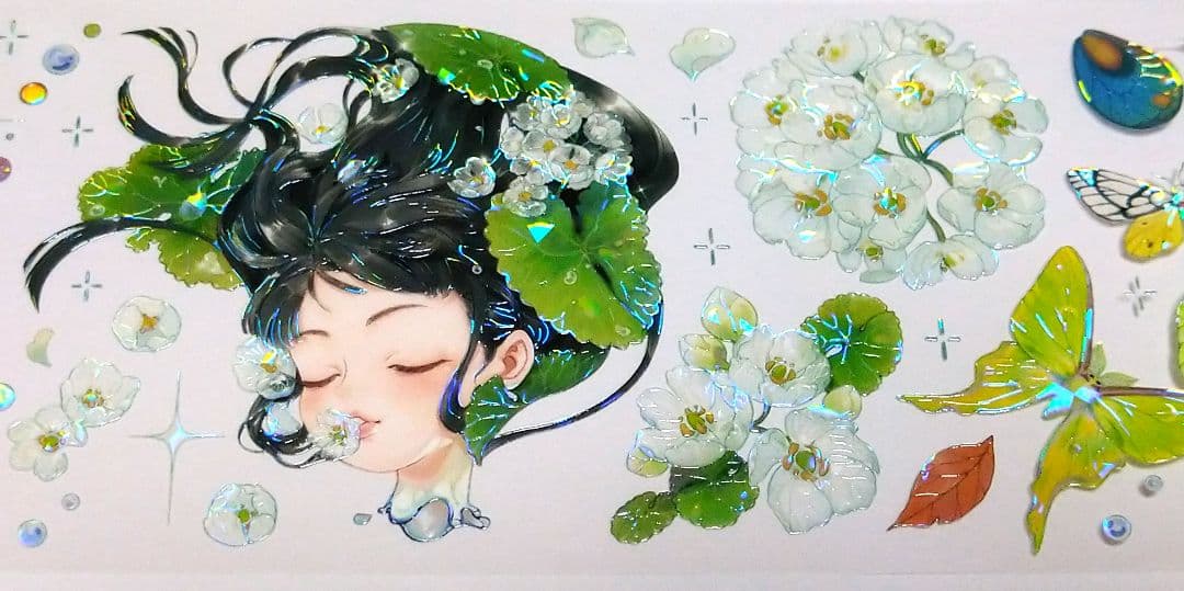 J658＃受害者名单(贝壳光)studiovi切り売り海外人物マステ女の子