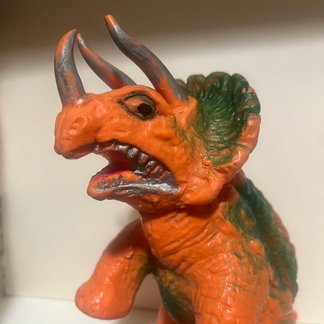 大協製 トリケラトプス ソフビ フィギュア 生きていた恐竜