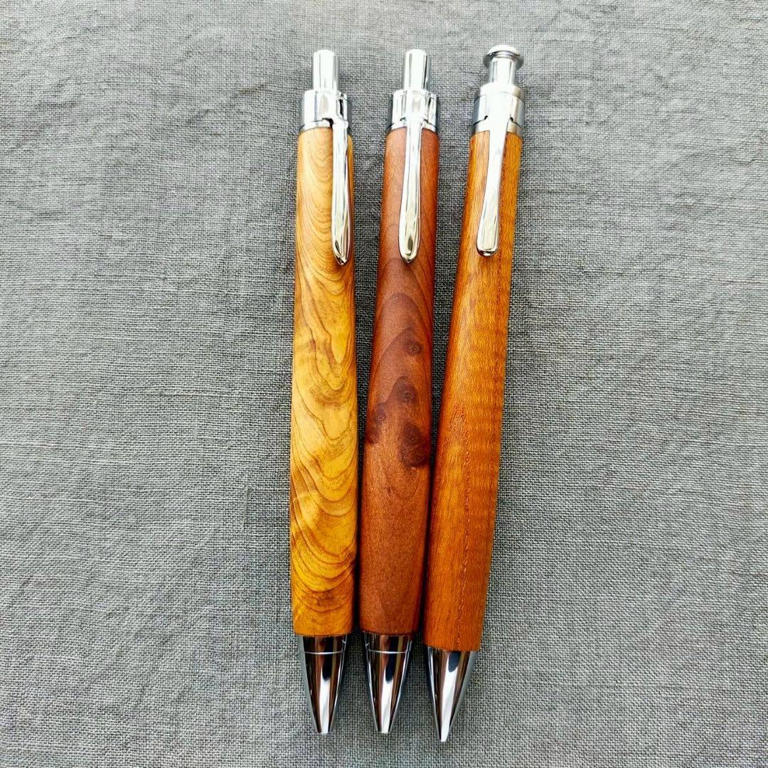 専用】 屋久杉 光明杢 KATO201 ボールペン シルバー