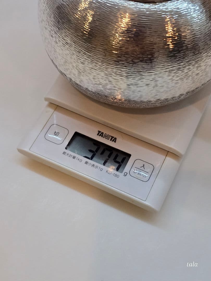 銀製 刻印 銀瓶 急須 煎茶