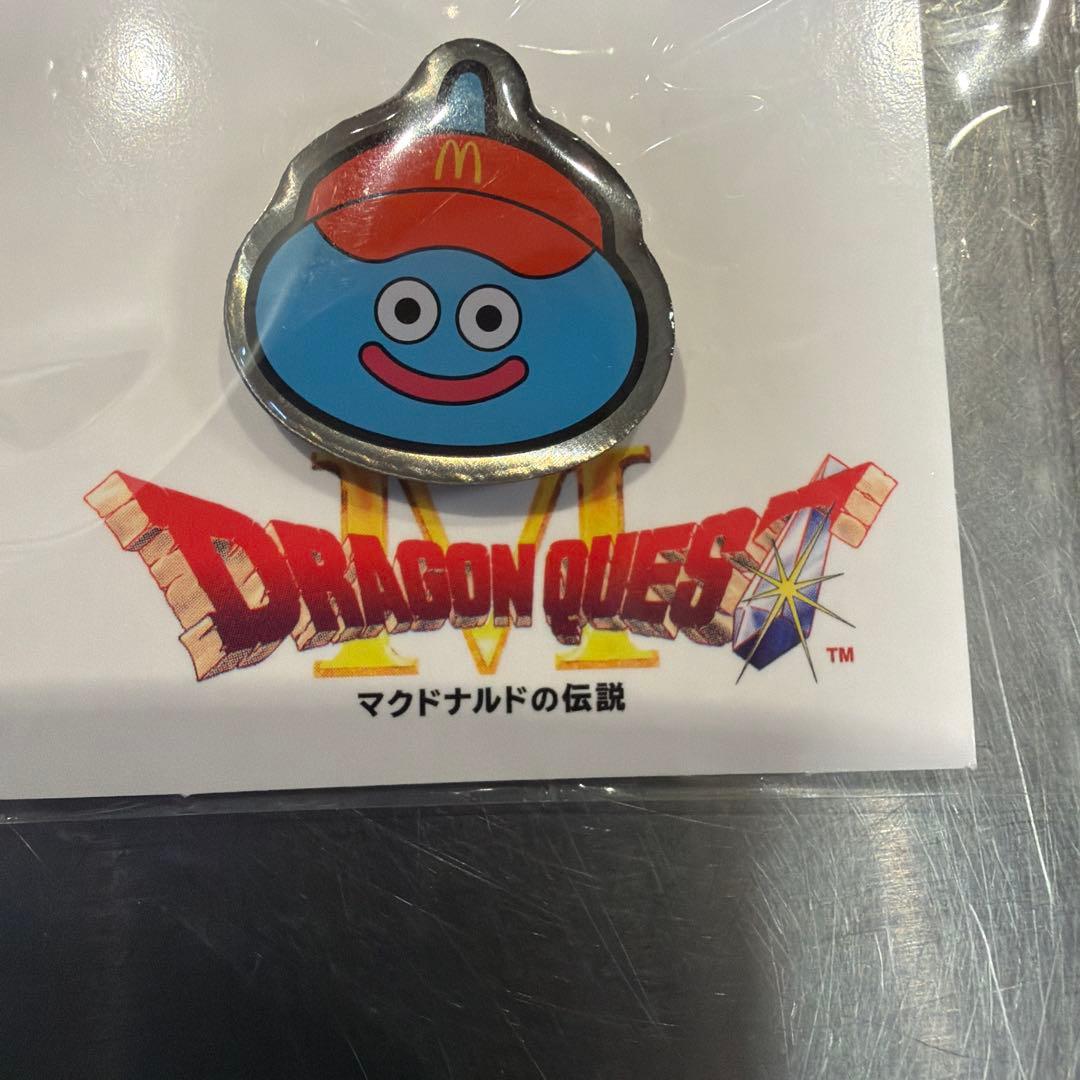 ドラクエ×マクドナルド2026コラボ スライム ピンバッジ 非売品限定グッズ