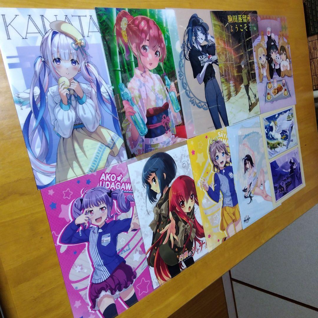 アニメ美 少女系 A−4クリアファイル まとめ売り 大量100枚 100枚