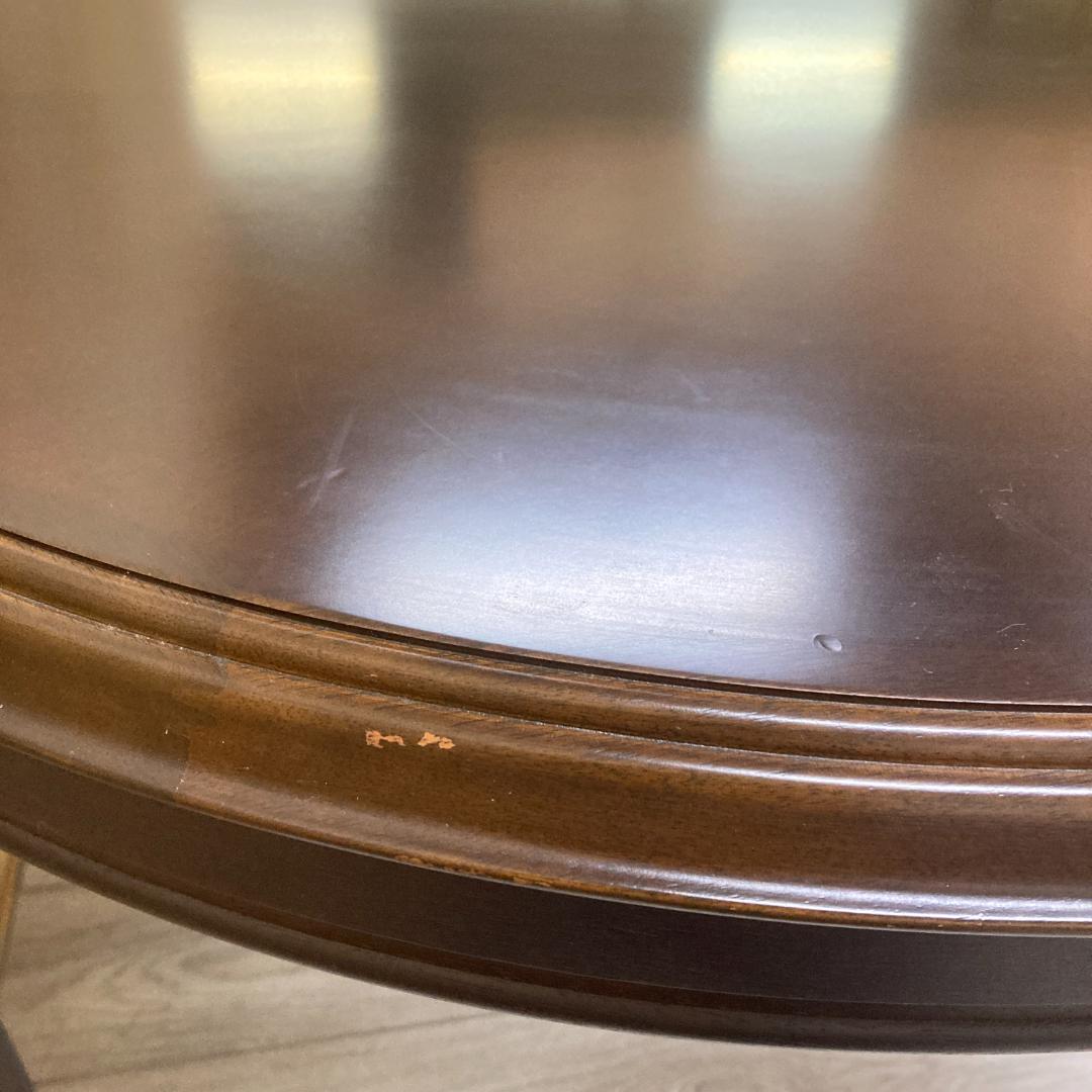 【マルニ】伸長式　ダイニングテーブル　エクステンション　猫脚