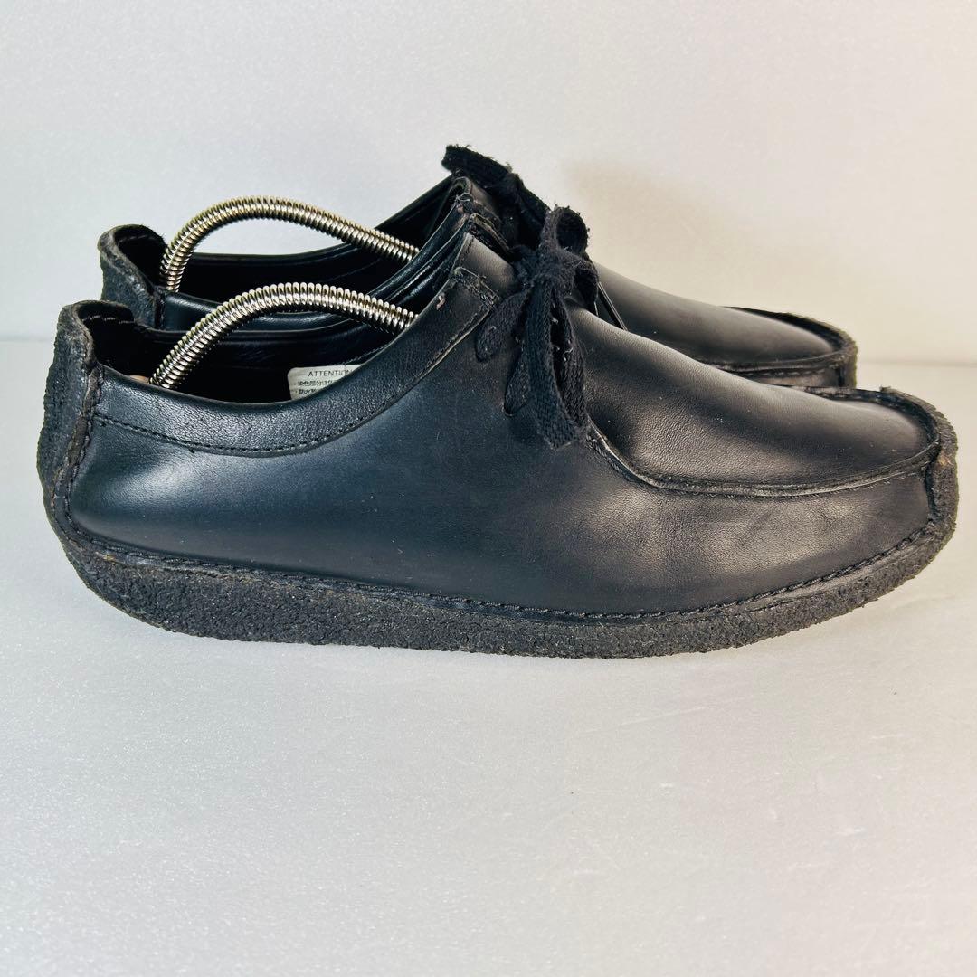 CLARKS クラークス　ナタリー　黒 レザー　メンズ
