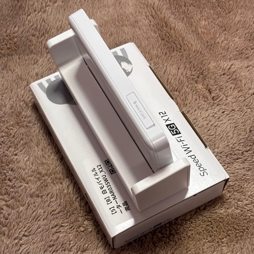週末特価】Speed Wi-Fi 5G X12 クレードルセット - メルカリ