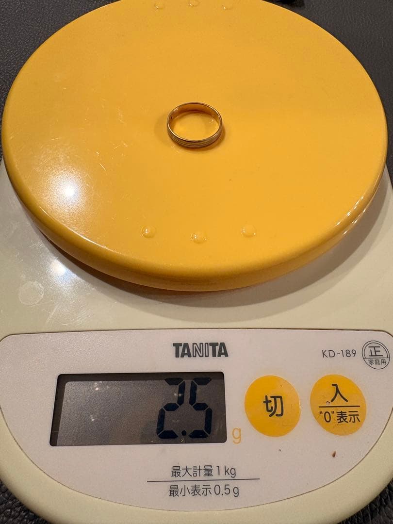 K18Pt900 シンプルリング 2.5g