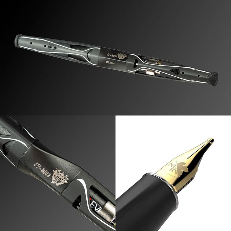 エヴァンゲリオン30周年記念コラボ　初号機万年筆、ボールペン