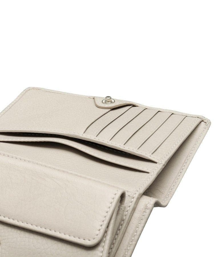 新品♥【センプレ】二つ折り財布カナリーイエロー本革ヒロフHIROFU