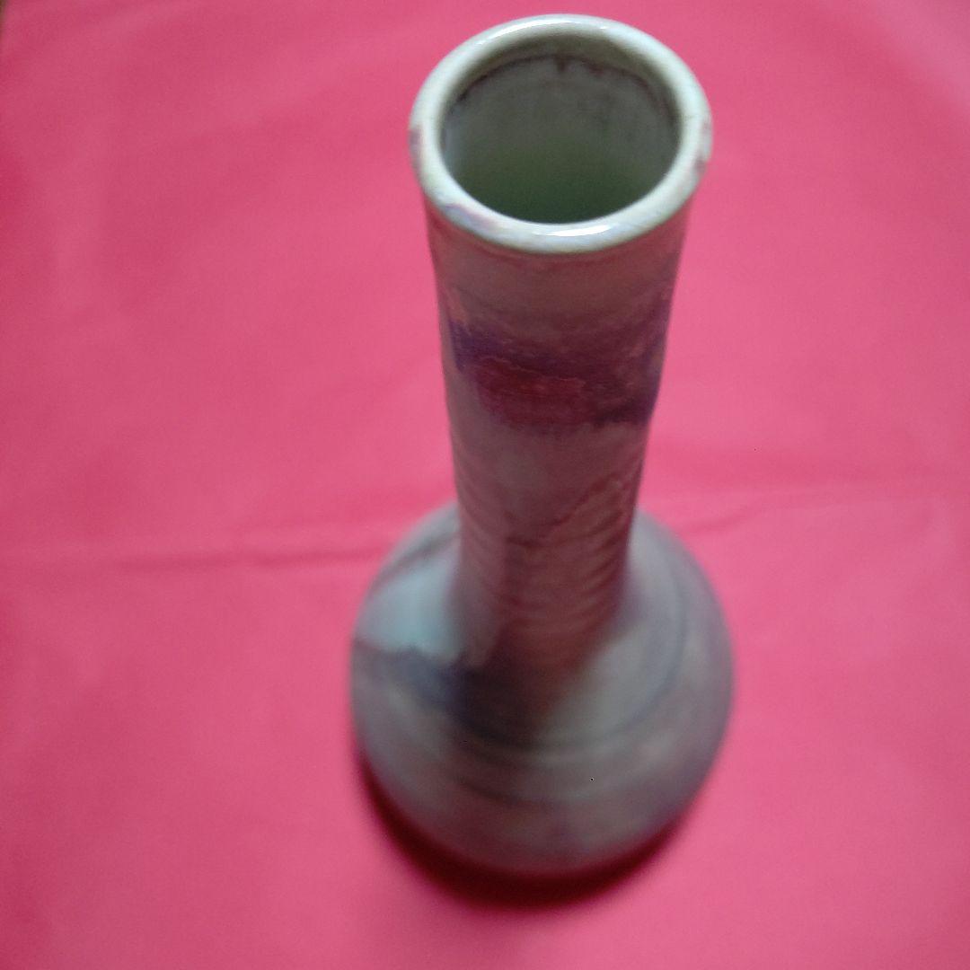 再値下げレア物 新品未使用、大堀相馬焼き花瓶、相馬焼き、14代近徳