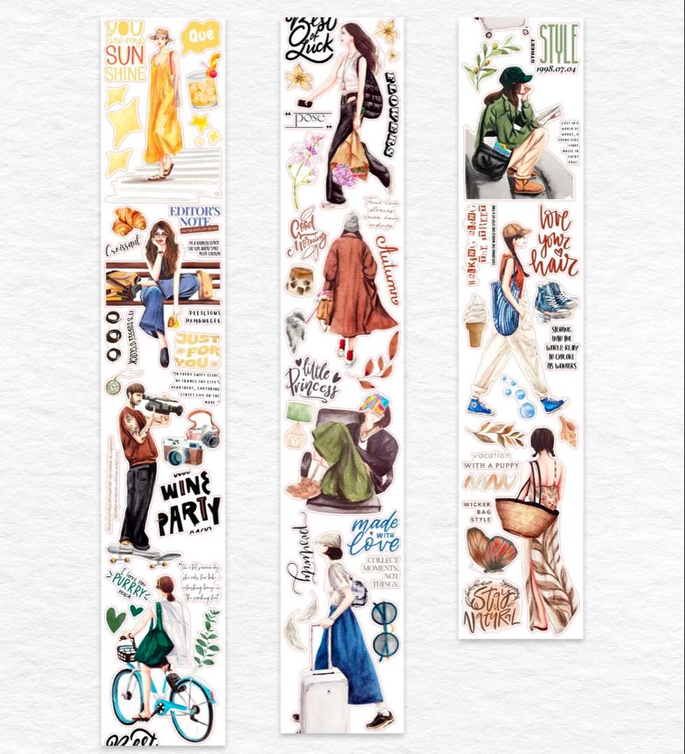 ⭐️SALE⭐️WT《街角的邂逅》海外マスキングテープ　マステ 【2165】