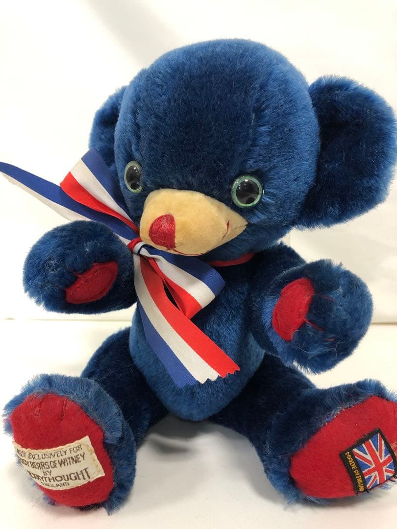 メリーソート社　チーキージャック　ブルー テディベア　ぬいぐるみ