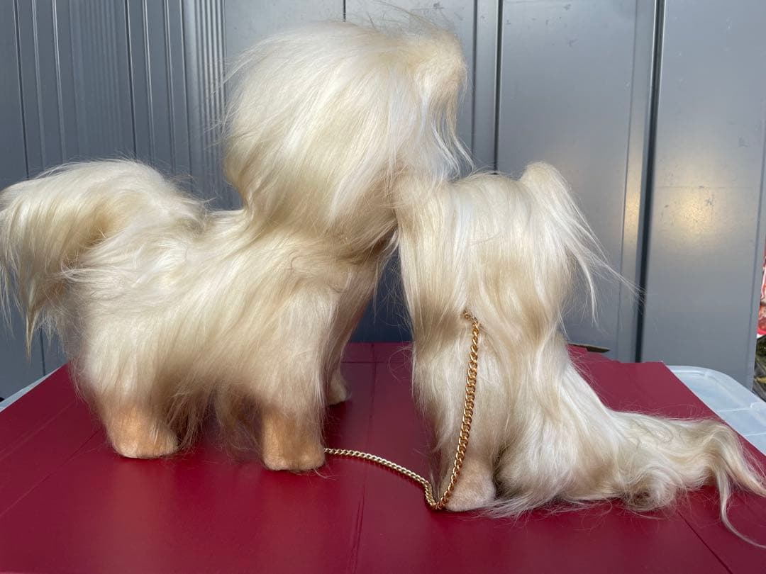 c*s様 昭和レトロ カネカロン　わんわん　犬　お手入れワンちゃん レトロ ぬい