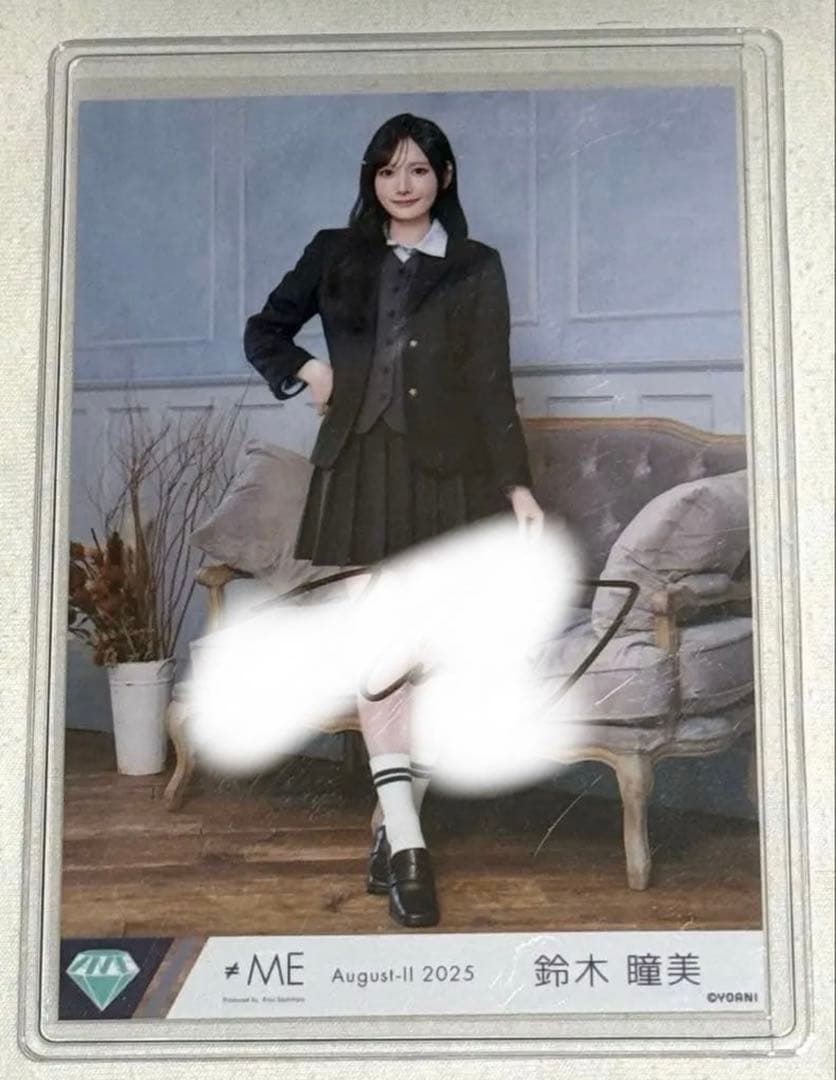 ≠ME ノイミー 鈴木瞳美 モブノデレラ 生写真 ヒキ 直筆 - メルカリ