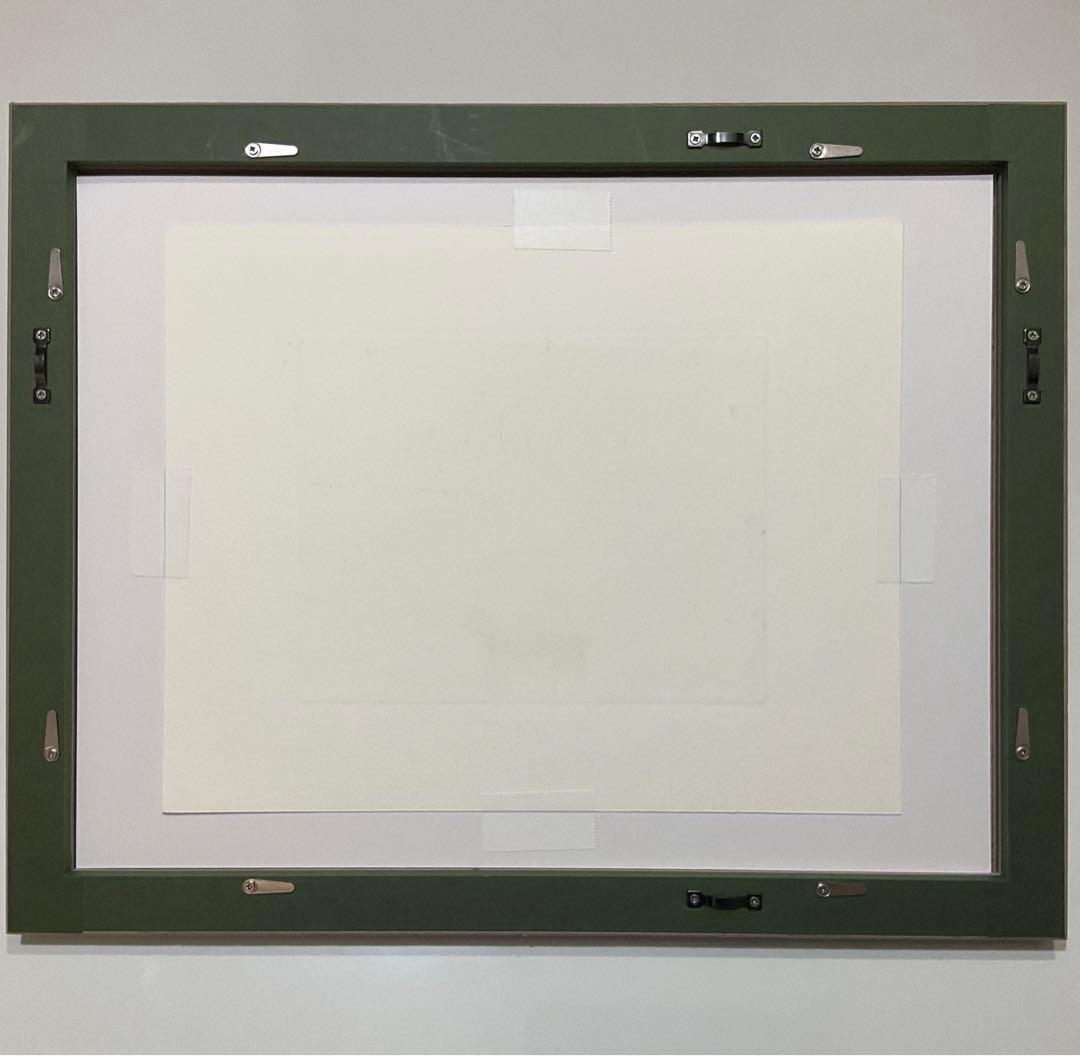 絵画・額縁・版画・オバタ クミ・新品未使用・エッチング・美術品