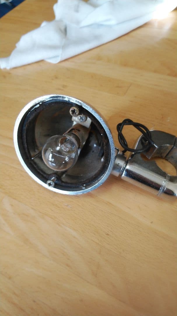 ハーレー ヤンキーウインカー 1つレンズ無しショベルヘッドビンテージ