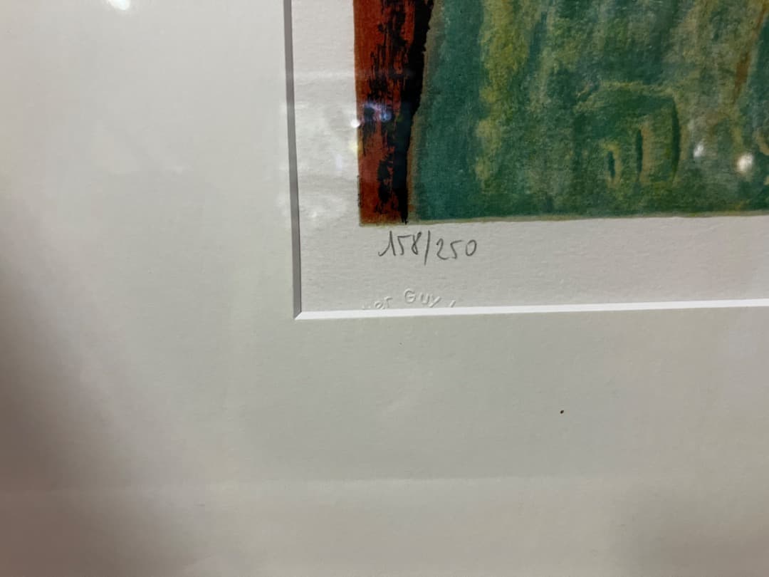 モディリアーニ『赤ん坊を抱くジプシー女』リトグラフ（石版画